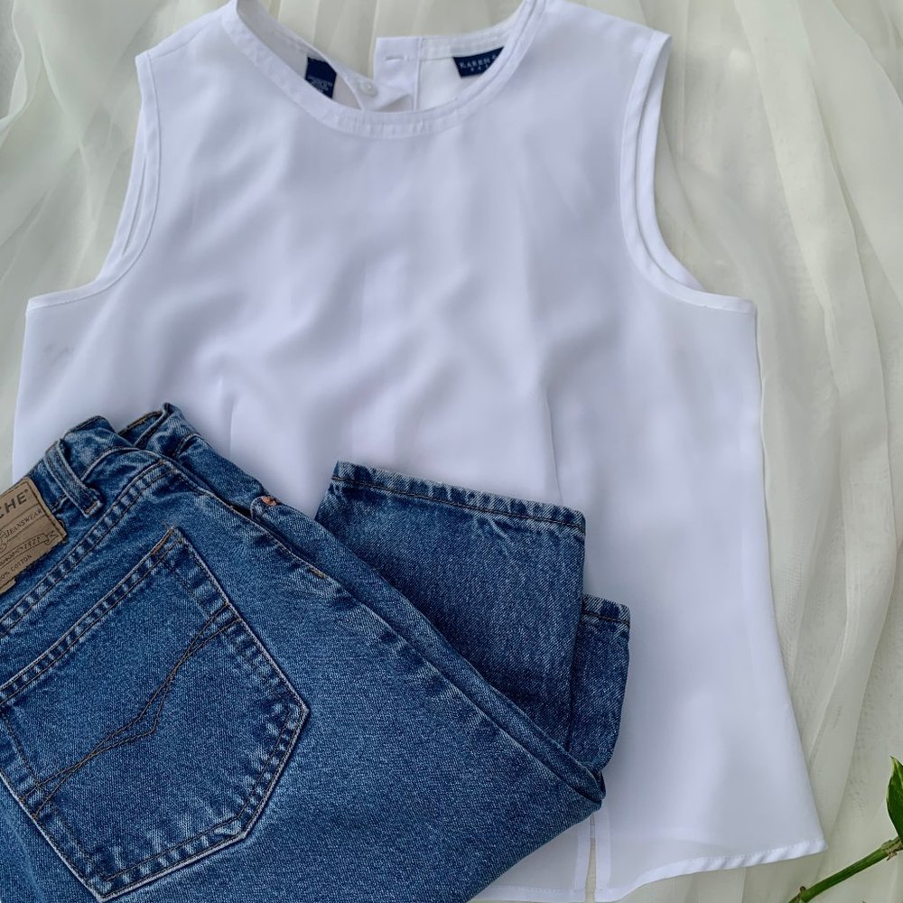white tank top (petite)